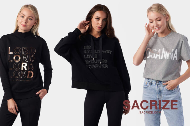 SACRIZE.com - Christian clothing - Women Collections - Shopw Now!