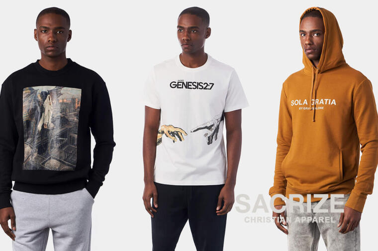 SACRIZE.com - Christian clothing - Mens Collections - Shopw Now!