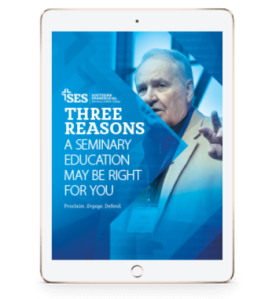 Download our free e-book, Three Reasons a Seminary Education May Be Right for You, to learn more.